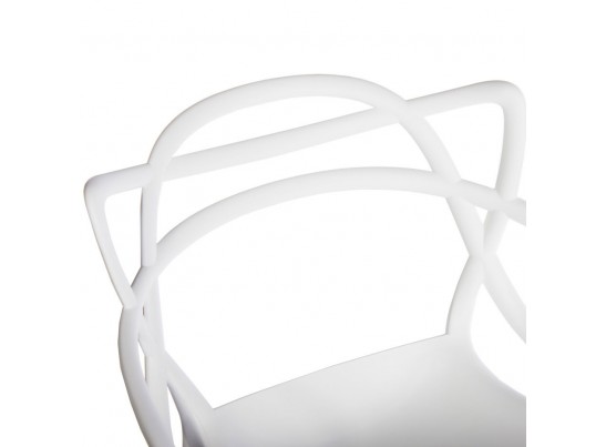 Комплект из 2-х стульев полубарных Masters белый в Набережных Челнах