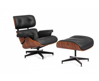 Кресло EAMES LOUNGE CHAIR чёрный