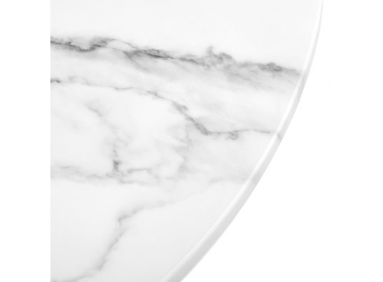 Набор кофейных столиков Tango белый мрамор с белыми ножками, 2шт в Набережных Челнах