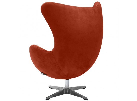 Кресло EGG CHAIR терракотовый, искусственная замша в Набережных Челнах
