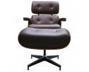 Кресло EAMES LOUNGE CHAIR и оттоманка EAMES LOUNGE CHAIR коричневые в Набережных Челнах