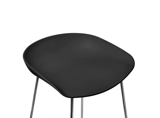 Стул полубарный Neo чёрный в Набережных Челнах