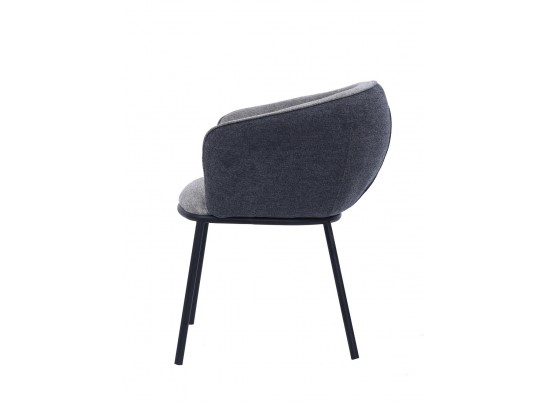 Стул Duke светло-серый, серый с чёрными ножками в Набережных Челнах