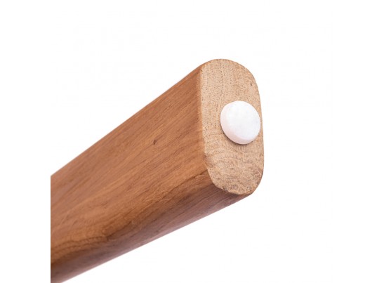 Стул Rich рогожка бежево-голубая с ножками цвета орех в Набережных Челнах