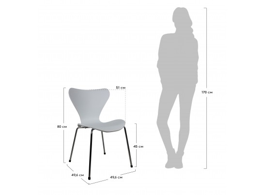 Стул Seven белый в Набережных Челнах