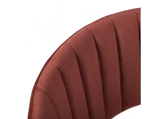 Стул Turin терракотовый с золотыми ножками в Набережных Челнах