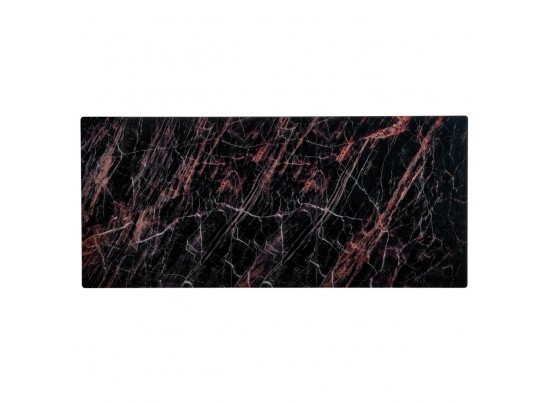 Стол Areal раскладной 140-180х80х75 чёрный мрамор с чёрными ножками в Набережных Челнах