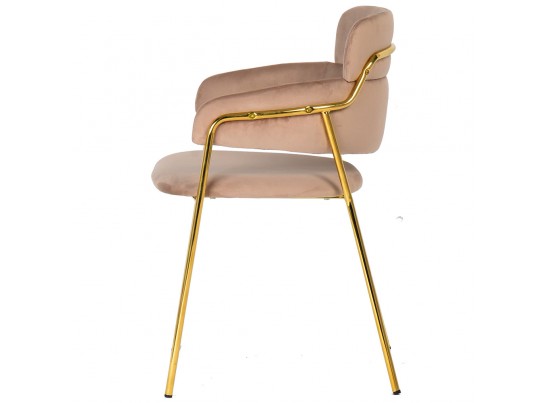 Стул Napoli латте с золотыми ножками в Набережных Челнах