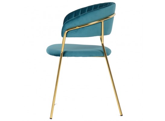 Стул Turin бирюзовый с золотыми ножками в Набережных Челнах