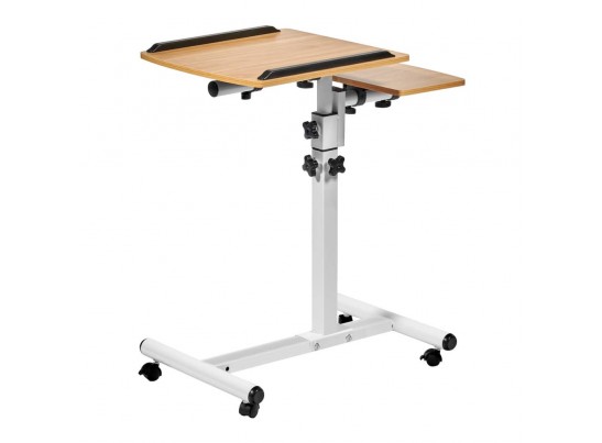 Стол многофункциональный Palma 60x40x62-96см, светлое дерево, белый в Набережных Челнах