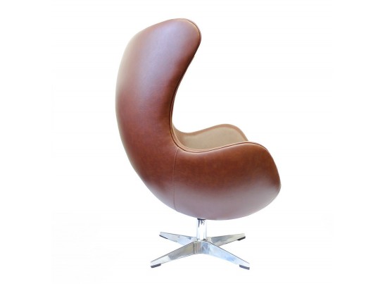 Кресло EGG CHAIR коричневый матовый в Набережных Челнах