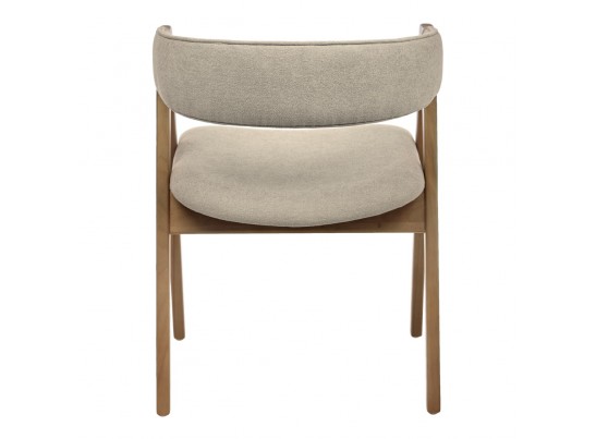 Стул Alan латте букле с ножками цвета орех в Набережных Челнах