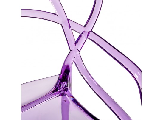 Комплект из 4-х стульев Masters прозрачный сиреневый в Набережных Челнах