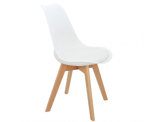 Комплект из 4-х стульев Eames Bon белый в Набережных Челнах