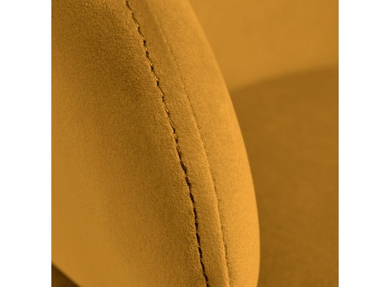 Стул-полукресло Emil медовый с золотыми ножками в Набережных Челнах