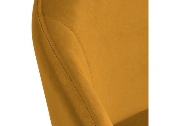 Стул-полукресло Emil медовый с золотыми ножками в Набережных Челнах