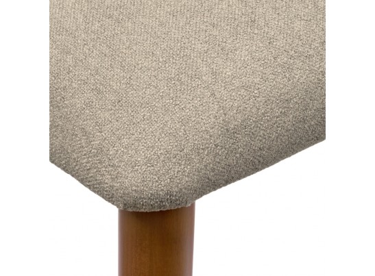 Стул Lucas 3 латте букле с ножками цвета орех в Набережных Челнах