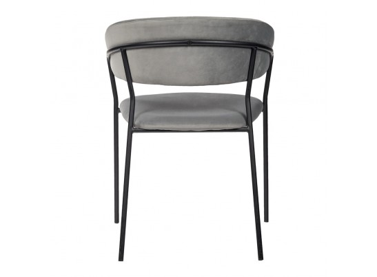 Стул Turin серый с чёрными ножками в Набережных Челнах