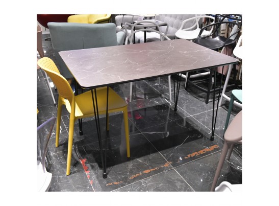 Стол Solution 120x80х75,5см, серый мрамор в Набережных Челнах