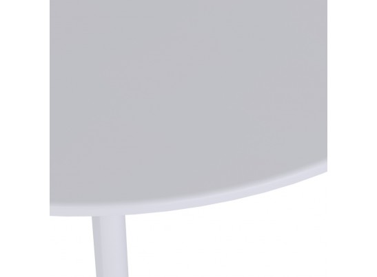 Стол Marcel круглый раскладной 110-140x110x76см, белый, белый в Набережных Челнах