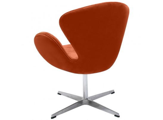 Кресло SWAN CHAIR терракотовый, искусственная замша в Набережных Челнах