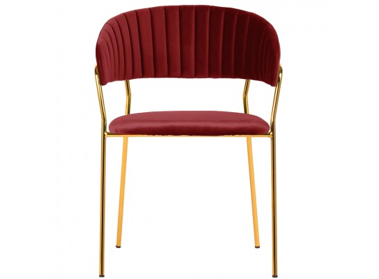 Стул Turin винный с золотыми ножками в Набережных Челнах