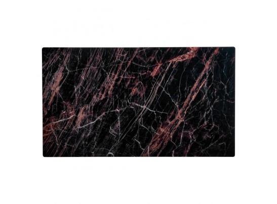 Стол Areal раскладной 140-180х80х75 чёрный мрамор с чёрными ножками в Набережных Челнах