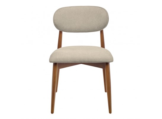 Стул Lucas 3 латте букле с ножками цвета орех в Набережных Челнах