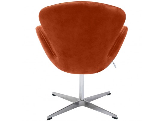 Кресло SWAN CHAIR терракотовый, искусственная замша в Набережных Челнах