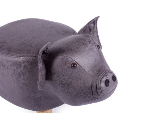 Пуф Поросенок серовато-пурпурно-синий в Набережных Челнах