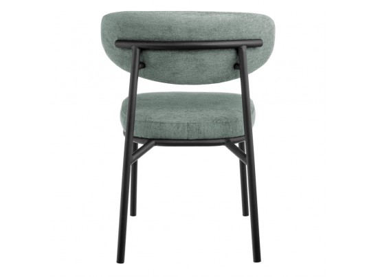Стул Lucas 2 шалфей шенилл с чёрными ножками в Набережных Челнах