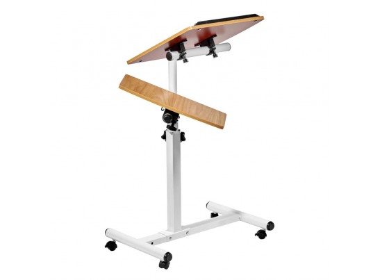 Стол многофункциональный Palma 60x40x62-96см, светлое дерево, белый в Набережных Челнах