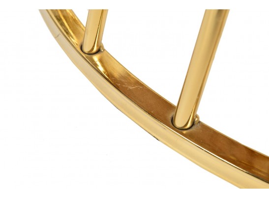 Стол Liverpool 100см, орех с золотистыми ножками в Набережных Челнах