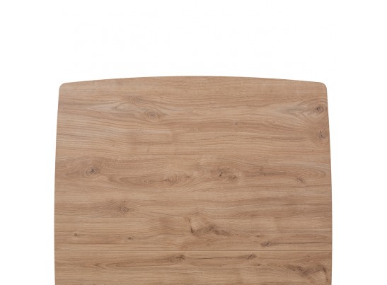 Стол Oslo раскладной 120-160x80x75см, Дуб Навара, чёрный в Набережных Челнах