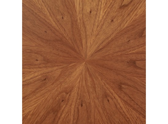 Стол Liverpool диам.110см, шпон орех лучевой набор, с золотистыми ножками в Набережных Челнах