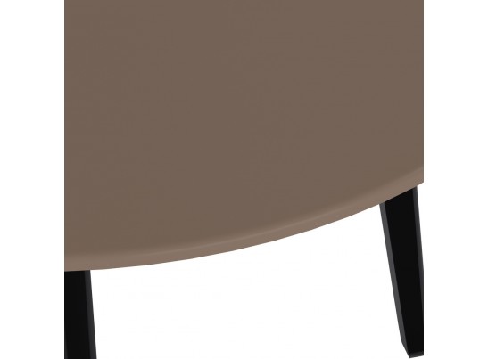 Стол Marcel круглый раскладной 110-140x110x76см, Кофе, чёрный в Набережных Челнах