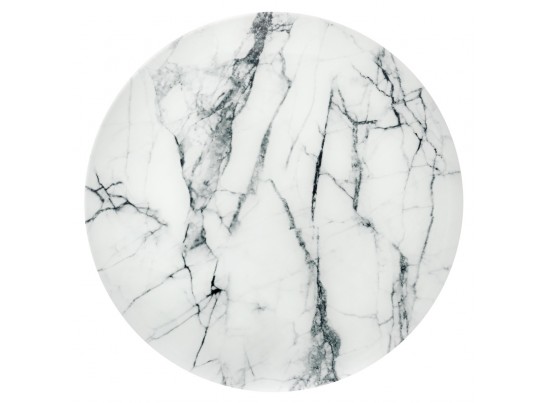 Набор кофейных столиков Tango белый мрамор с белыми ножками в Набережных Челнах