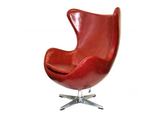 Кресло EGG CHAIR красный глянец в Набережных Челнах