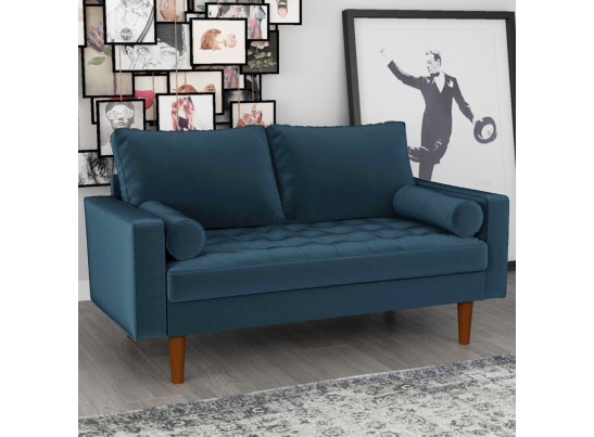 Диван Scott двухместный синий в Набережных Челнах Диван Scott двухместный синий в Набережных Челнах