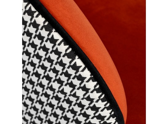 Стул Paola оранжевый с жаккардом в Набережных Челнах