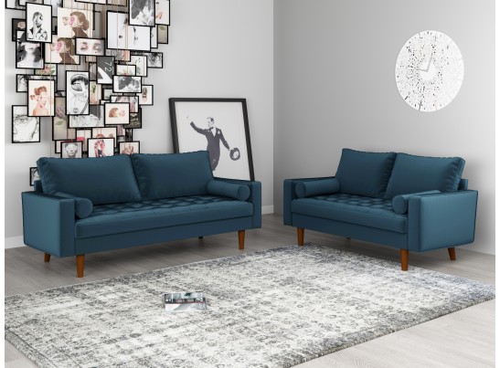 Диван Scott двухместный синий в Набережных Челнах Диван Scott двухместный синий в Набережных Челнах