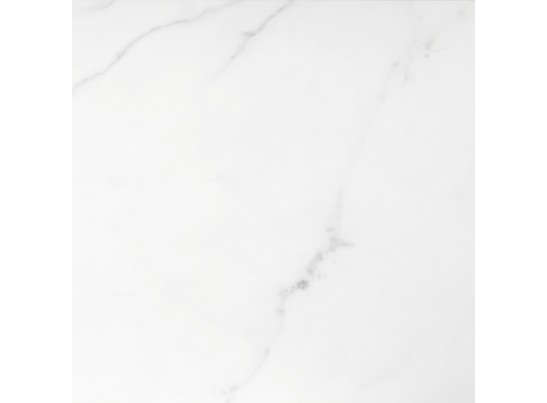 Придиванный столик Loft 35x35см, белый мрамор с белыми ножками в Набережных Челнах