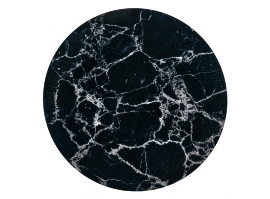 Набор кофейных столиков Tango чёрный мрамор с чёрными ножками, 2шт в Набережных Челнах