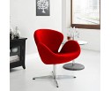 Кресло SWAN CHAIR красный кашемир в Набережных Челнах