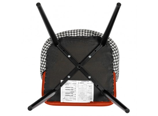 Стул Paola оранжевый с жаккардом в Набережных Челнах