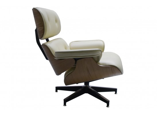 Кресло EAMES LOUNGE CHAIR бежевый в Набережных Челнах