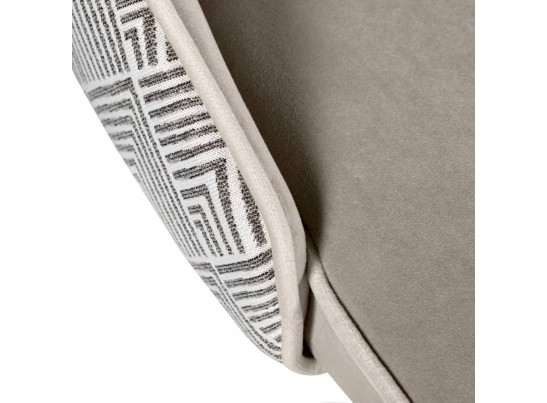 Стул полубарный Dave латте с жаккардом, с поворотным механизмом в Набережных Челнах