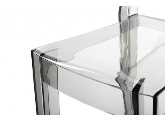 Стул барный Victoria Ghost прозрачный серый в Набережных Челнах