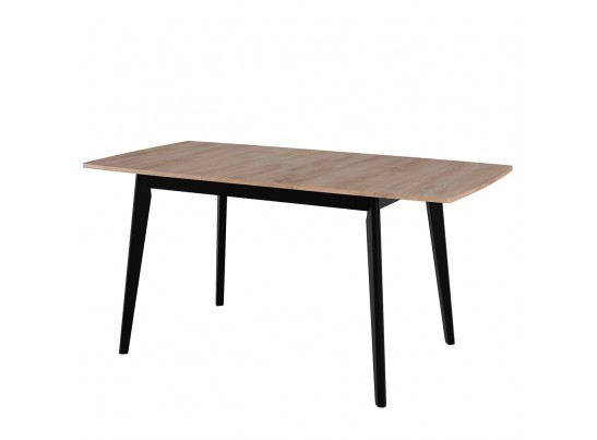 Стол Oslo 120-160 x 80см, Дуб Навара, чёрный в Набережных Челнах