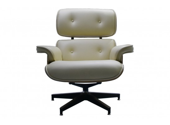 Кресло EAMES LOUNGE CHAIR бежевый в Набережных Челнах